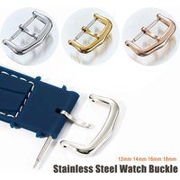 12mm 14mm 16mm 18mm 316L Stainless Steel Watch Buckle For Cartier Watch Replacement Clasp Gold Silver Watches Accessories