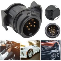 Waterproof 13 To 7 Pin Plug Trailer Caravan Electric Adapter Socket Connector for Car Trailer Truck Caravan Replacement Parts