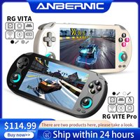 ANBERNIC RG VITA / RG VITA Pro Handheld Game Console 5000mAh Android Video Gaming Player Supports Bluetooth AI Streaming RixelHK