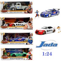 Original Jada Street Fighter series Car Model 1:24 Collectible Ornament Collection Model as a birthday gift