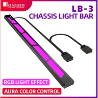 JONSBO LB-3 PC Case LED Color Strip Aluminum alloy Shell With Magnetic Attraction Support 12V With Manual Control RGB Light Bar