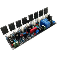 Upgraded Version Mono 400W Tube 2SC5200 + 2SA1943 20V-90V HIFI High Power Audio Amplifier Board With Speaker Protect Ralay