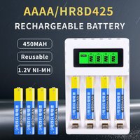 Original Rechargeable AAAA 1.2V 450mAh MI-MH Battery for Stylus Pen Replacement Battery for Microsoft Surface Pen Huawei Samsung