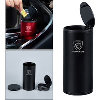 Alloy Car Trash Can Organizer Storage Bag Garbage Bin Ashtray For Peugeot 206 207 307 3008 2008 308 407 408 508 301 208 RCZ 406