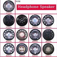 YUXI 1PC 27mm 30mm 40mm 50mm 32Ohm For Wireless Headphone Speaker Driver Neodymium HIFI Headset Horn Full Range Speakers