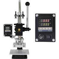 Electric Embossing Machine Hot Foil Stamping Machine Leather Branding Machine Custom Logo Embossing Tool