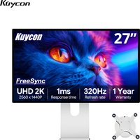 320Hz Gaming Monitor Kuycon P27S 27 Inch 2K Computer Monitor 1ms Fast Response HDR400 IPS PC Display Ultrawide Multitask Screen