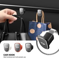 Car Seat Back Hooks For BMW MINI Cooper One JCW F54 F55 F56 F60 R50 R52 R53 R60 Multifunction Storage Hook Accessories Keychain