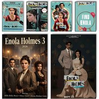 Film E-Enola H-Holmes Poster High-definition posters, wall art for living room and home decor. Modern home
