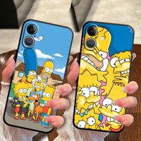 Cool Simpson Soft Back Phone Cover Case for iPhone 12 15 Plus X XS XR 11 13 Mini SE 7 8 17Air 17 16 Pro Max 14