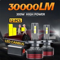 2pcs Upgrade 9005/HB3 9006/HB4 H7 H11 H4 H1 LED Headlight Bulbs High Low Beam 130W 23000LM 500% Brighter 6000K