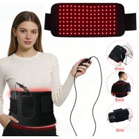 660nm and 850nm 120 LED Red Light Therapy Belt for Body Back Waist Knee Hands Portable Warm Uterus Relieve Pain Heated Pad