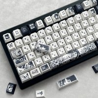 MAIMOOO Kawakami Tomie Anime Keycaps Cherry MOA Profile Japanese Horror Manga Keycap PBT Custom Korean/Russian/Thai Keyboard Cap