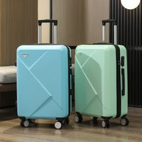 Irregular Z 20/24/28 Inch Carry-on Luggage Suitcase Abs Spinning Wheels with Combination Lock Lightweight Luggage