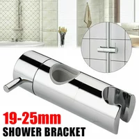 Handheld Shower Holder Shower Head Holder Riser Bathroom Rail Bracket Slider Adjustable 19/20/22/24/25mm Chrome Shower Mounting