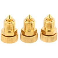 New3Pcs High Pressure Air Bleed Screw Copper Safety Bleeder Valve 3-Stage Pump Spare Replacement PCP Air Pumps Parts