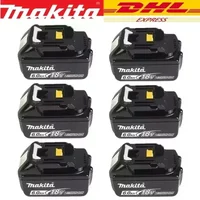 Original Makita DLX2176J 18V 6Ah Lithium Ion Battery Charger Kit Rechargeable Power Tool Replacement Fast Charge LED DIY Pro Set