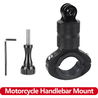 AliExpress EXSKOF Motorcycle Handlebar Mount Aluminum Alloy Bike Holder For GoPro Hero 13 12 11 10 9 8 Insta360 SJCAM AKASO DJI Osmo Action Camera