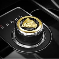 Car Control Knob Sticker Auto Interior Accessory For Jaguar XE XF E-Pace F-Pace A9 A8 A9 X8 XJ XFL XJL XFR F-Type F-Pac Guitar