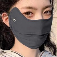NewThin Sunscreen Face Scarf Ice Silk Mask Summer Cover Veil Eye Protection Gini Golf
