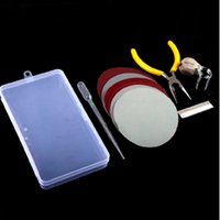 Fountain Pen Nib Grinding Repair Tool Fix Skipping Ink Hanging Scratch Stationery Repair Kit with Storage Box