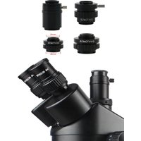 C Mount Adapters Lens 0.35X 0.5X 1X CTV For Trinocular Stereo Microscope 38MM Interface Microscope Camera Adapter Ring