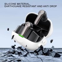 For EarFun Air Pro 4+ Silicone Protective Case Silicone Earphone Headphone Drop-Proof Case Soft Protective Box Sleeve F5P1