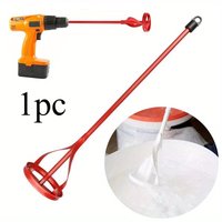 1pc Mud Mixer, Paint Stirrer for Drill, Paint Mixer for Drill, Drill Mixer Attachment, Paint Mixer Drill Attachment