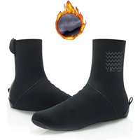 AliExpress YKYWBIKE Ykywbike Winter Cycling Shoes Cover Thermal Fleece MTB Bike Overshoes Waterproof Windproof Bicycle Shoe Cover Cycling YAS320