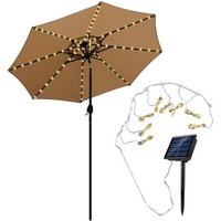Hanging Solar LED Lights Outdoor Sun Shade Market For Home Mall Window Wedding Camping Tent