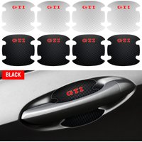 4PCS Car Door Handle Protection Sticker Emblem Car Styling Emblem For VW GTI CC Polo Golf 4 5 6 7 MK4 MK5 MK6 MK7 Passat B6 B8