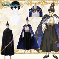 Wig Hat Cloak Roleplay outfit Anime Atelier of Witch Hat Olruggio Cosplay Costume Halloween Carnival Outfit Suit