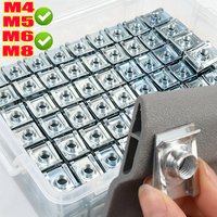 5/10PCS M4 M5 M6 M8 Stainless Steel U Type Clips Car Fastener Clamp Auto Interior Panel Bumper Trim Rivet Replacement Fix Parts
