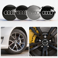4Pcs 60/61/69mm Audi Car Styling Wheel Center Cap Hub Covers Badge Accessories For Audi A3 A4 A5 A6 A7 Q2L Q3 Q5 Q5L Q7 R8 C5 TT