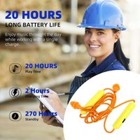 Ear Plugs Bluetooth Headset For Work, Noise Suppression, Hearing Protection,Construction Sites, Production Lines, Noisy Places