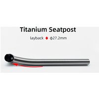 Tige de dégager en alliage de titane pour vélo de route et VTT, tube postérieur à flotteur, accessoires de cyclisme