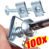 M5 Self-Tapping Screw Iron Metal U-Clamp Corrosion-Resistant Self-Drilling Screw for Automotive Motorcycle and Truck Fasteners