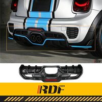 Suitable for MINI F55 F56 JCW GIOMIC Rear Lip Modified Carbon fiber Aerodynamic kit Rear Diffuser Spoiler Side Splitters