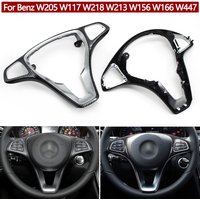 Car Steering Wheel Chrome Panel Cover Trim For Mercedes Benz W176 W246 W205 W117 W218 W213 W156 X253 W292 W166 W448 W447