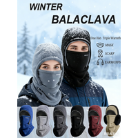 AliExpress WRELS Fleece Balaclava Cycling Cap Cold-proof Windproof Warm Hood and Hat Thicken Thermal Ski Windproof Cap Women Men