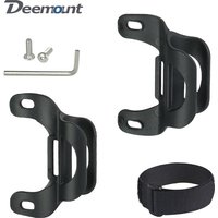 MTB 20-28mm Dia. Bike Pump Holder Hook Loop Strap Fixation Bicycle Inflator Accessories Mount On Bottle Holder Hole