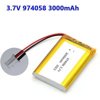974058 3.7V 3000mAh Lipo Battery Lithium Polymer Batteries for Massage Meter GPS Navigator Aeromodelling Rechargeable Cell PH2.0