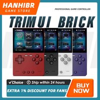 TRIMUI BRICK Portable Retro Game Console Console 3.2" 1024x768 IPS Linux Mood LED Free Keycap 3000mAh WiFi Gift for Game Lovers
