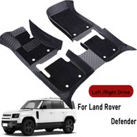 Tapis de sol de voiture pour Land Rover Defender 2020 2021 2022-2024, coussinets de pied Customauto, couverture de tapis automobile, accessoires intérieurs