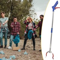 Trash Grabber Foldable Lightweight Ergonomic Supplies Picker Upper Grabber For Clean Elderly Home Litter Garden Yard Leaves