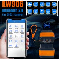 KONNWEI KW906 ELM327 V1.5 PIC18F25K80 OBD2 Scanners Bluetooth 5.2 For Android/IOS Car Scanner Code Reader Diagnostic tool