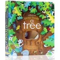 Usborne Peep Inside A Tree Montessori Educational English Book for Kids Children Bedtime Reading 3D Flap Picture Book