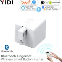 Tuya Bluetooth Smart Fingerbot Plus Wireless Switch Button Pusher Tuya Smart Life App Voice Control worh with Alexa Google Home