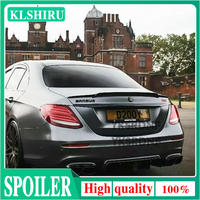 2016 TO 2020 For Benz E Class W213 Spoiler Sedan Real Carbon Fiber Rear Wing BAS Style Accessories Body Kit