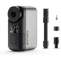 Topump TB2Pro Mini Bike Pump Portable Tire Inflator 120PSI Battery Rechargeable LED Pressure Guage Bicycle Tire AS200PRO